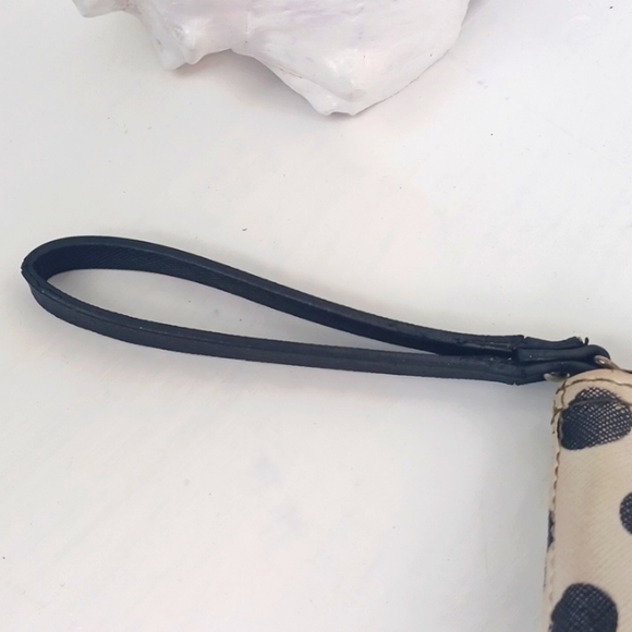 ♥️Bundle Only♥️  IZAK  Black Polka Dot Fashionista Graphic Make Up Bag Wristlet - Picture 7 of 13